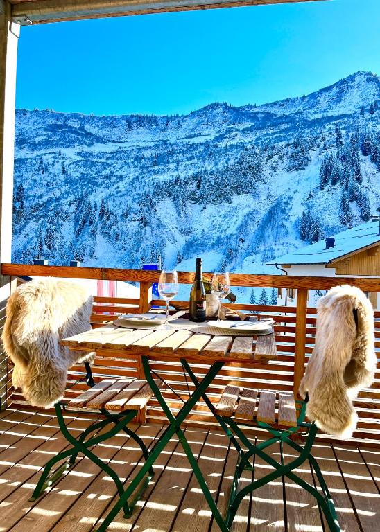 Sonniges Bergblick-Appartement